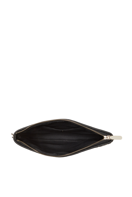 Spade Flower Pouch Wristlet