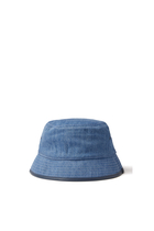 1941 Embroidered Denim Bucket Hat