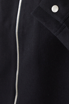 Modern Flannel Zip Jacket