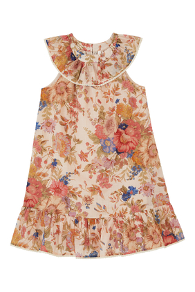 Kids August Floral Cotton Dress