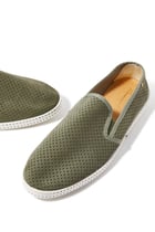 Classic Suede Slip-On Sneakers