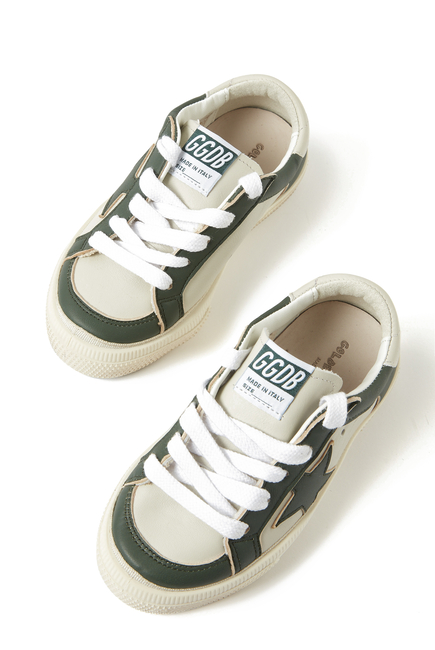 Kids May Leather Sneakers