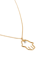 Fatma Gold Hand Pendant Necklace