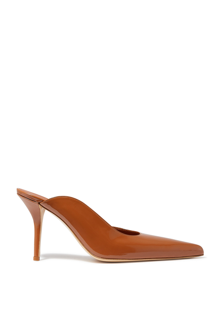 Abella 85 Patent Leather Mules