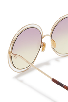 Carlina Rounded Sunglasses