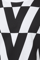 Macro Optical Valentino Print T-shirt