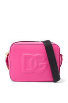 Dolce & Gabbana Logo Camera Bag in Pink