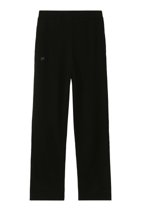 Recycled Cashmere Loose Track Pants