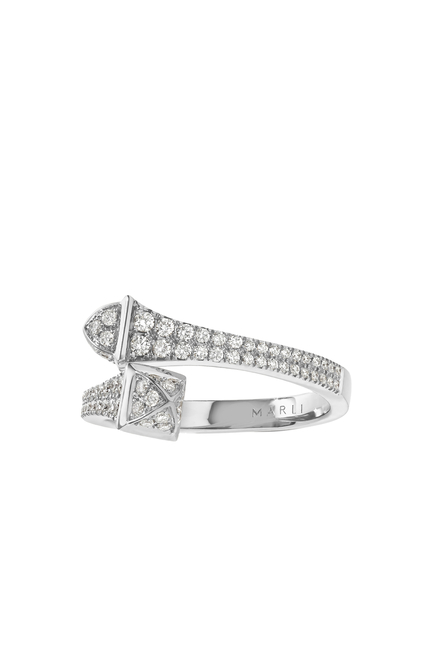 Cleo Diamond & White Gold Ring