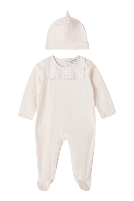 Kids Eagle Jumpsuit & Beanie Set