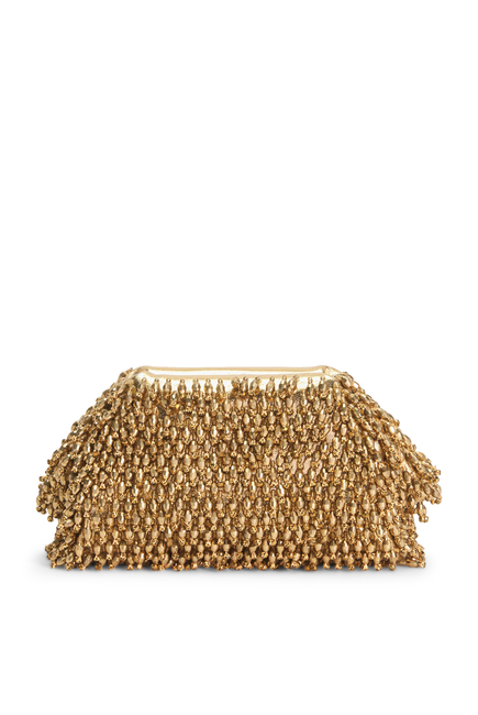Crystal Embroidery Clutch Bag