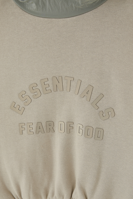 Buy Fear of God Essentials Kids Nylon Fleece Hoodie for Unisex ...