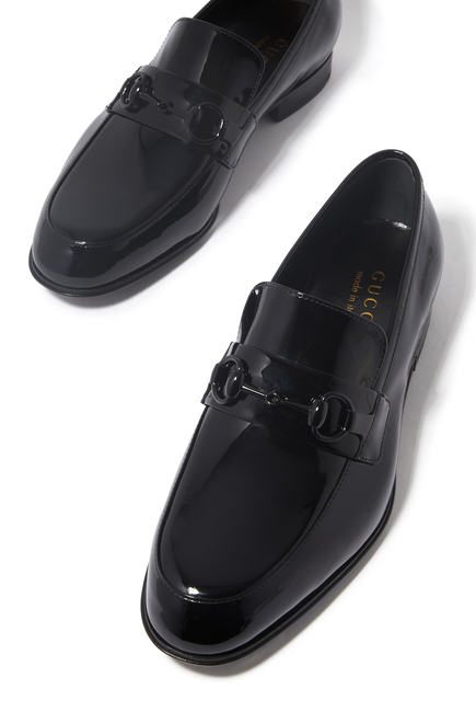 Horsebit Patent Leather Loafers