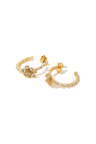 Fleurette Hoop Earrings