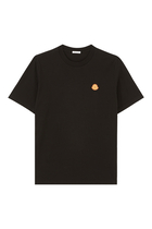 Logo Patch Cotton T-Shirt