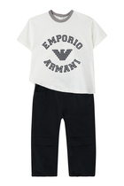 Kids Logo Cotton T-Shirt