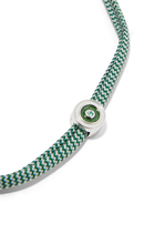 Opus Rope Bracelet, Sterling Silver & Chalcedony