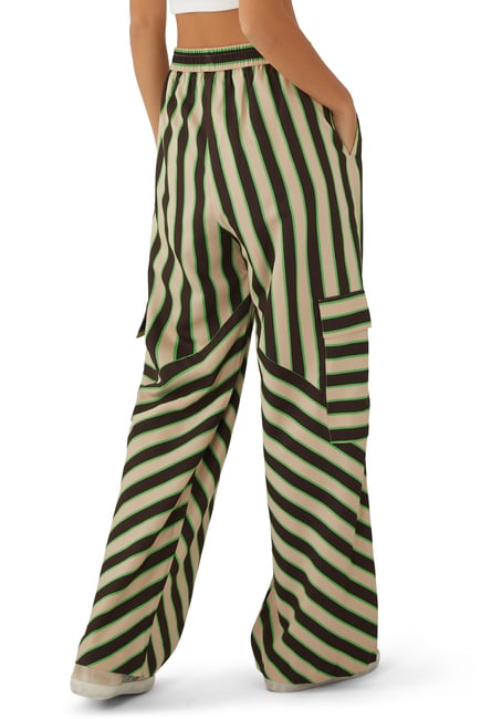Striped Oversized Pants