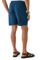 Sergio Stretch Linen-Cotton Blend Shorts