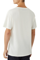 V-Neck Cotton Jersey T-Shirt