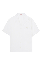 V Detail Bowling Shirt