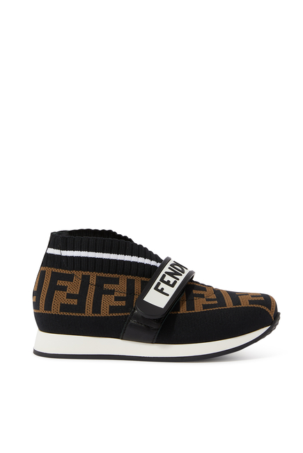 Kids FF Logo Velcro Sneakers