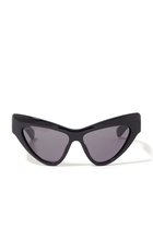 Cat-Eye Frame Sunglasses