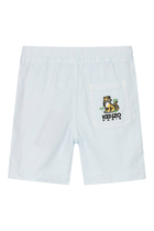 Kotora Embroidered Logo Shorts
