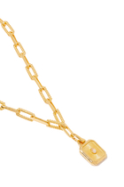 Missoma Engravable Square Locket Chain Necklace