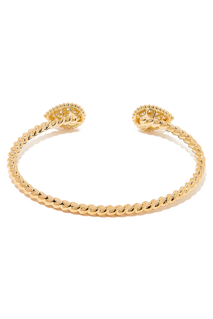 Serpent Bohème Bracelet, 18k Yellow Gold & Diamonds