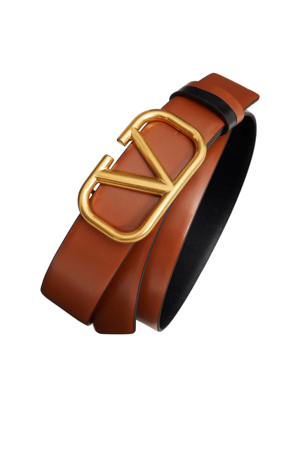  VLogo Reversible Leather Belt
