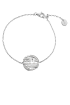 Avenues Luxe Chain Bracelet, 18k White Gold  with Full Diamonds