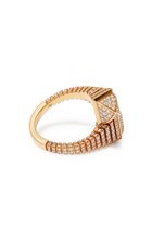 Cleo Ring, 18k Rose Gold with Full Diamonds