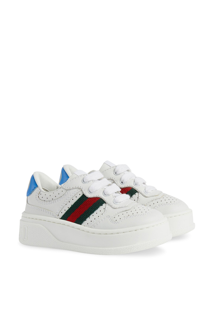 Kids Toddler Sneakers With Web Stripe