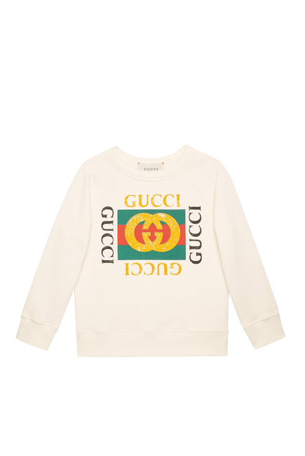 Gucci Vintage Logo Crewneck Sweatshirt