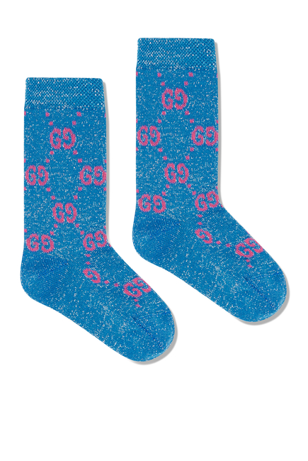 GG Lamé Cotton Socks