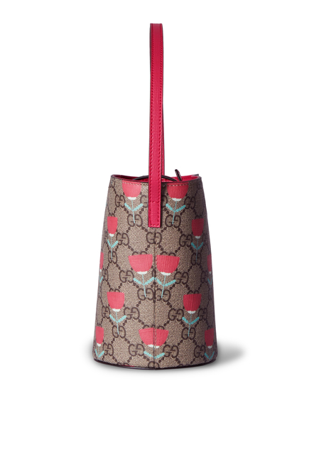 Kids Printed GG Bucket Bag