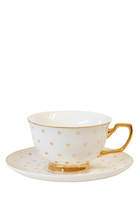 Signature Polka Teacup and Saucer