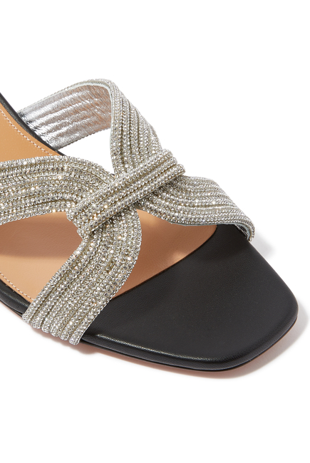 Muse 35 Crystal Leather Sandals