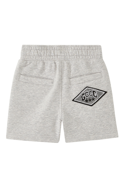 Kids Embroidered Logo Track Shorts