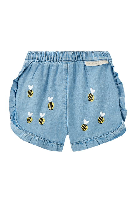 Kids Bee-Print Shorts