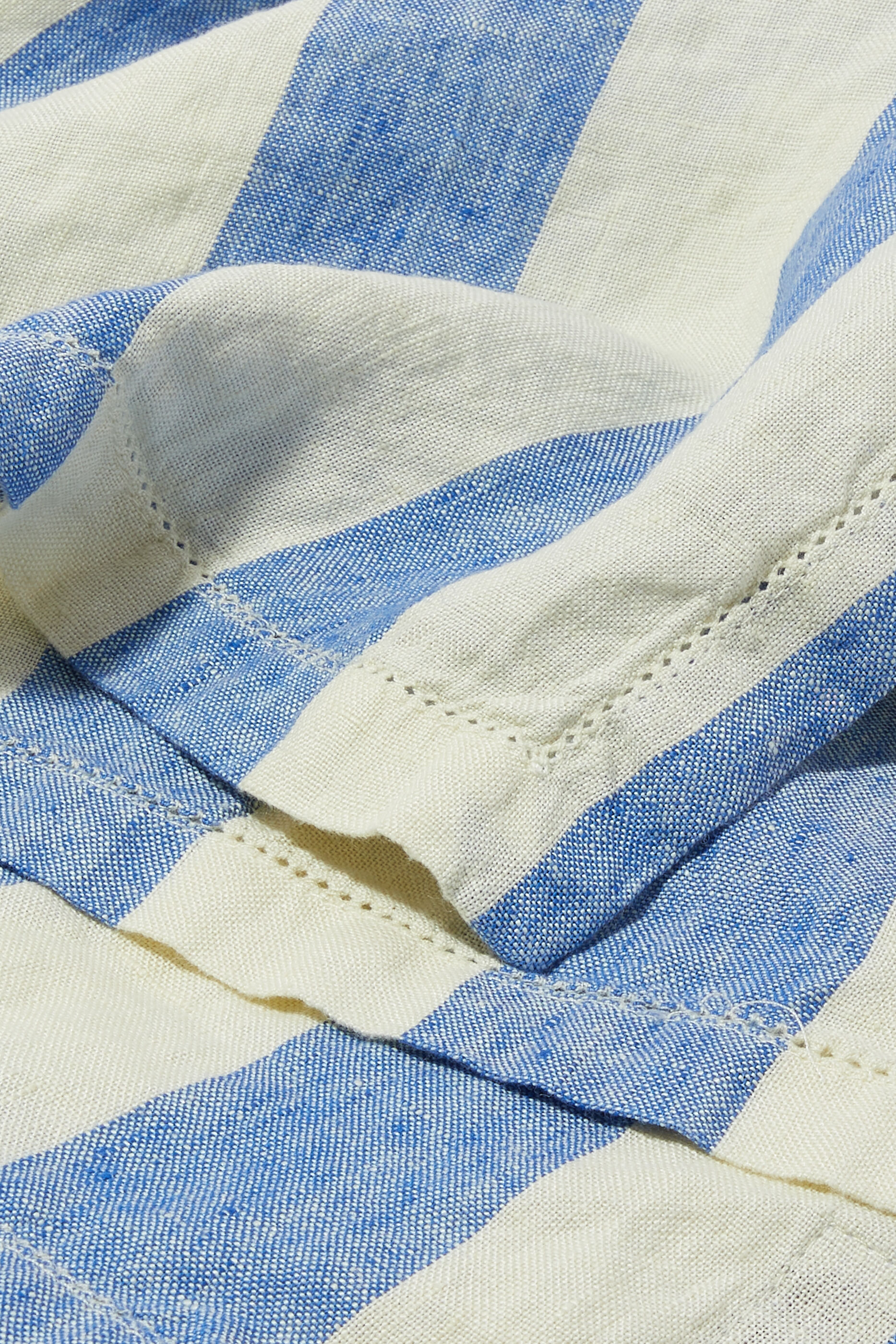 Mens Clothing Beachwear Beach towels Frescobol Carioca Linen Striped Beach Towel in Blue for Men 