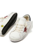 Kids Super-Star Leather Sneakers