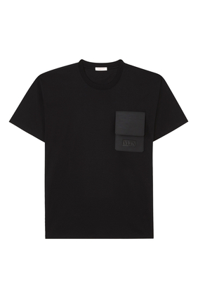 VALENTINO GARAVANI, Black Men's T-shirt