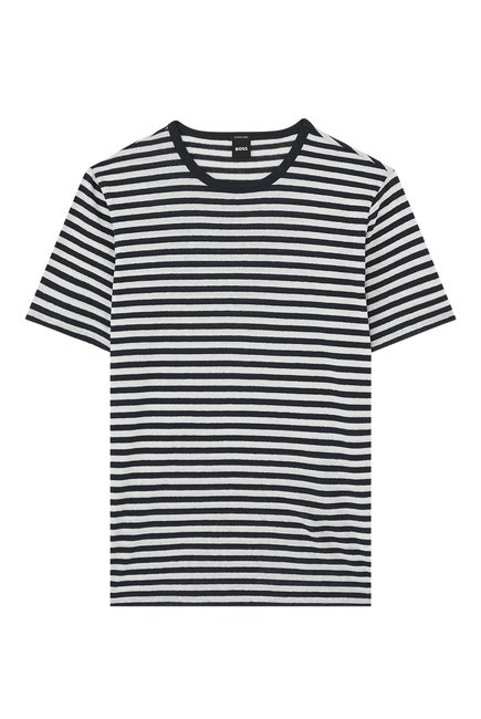 Tiburt 457 Horizontal-Stripes T-Shirt