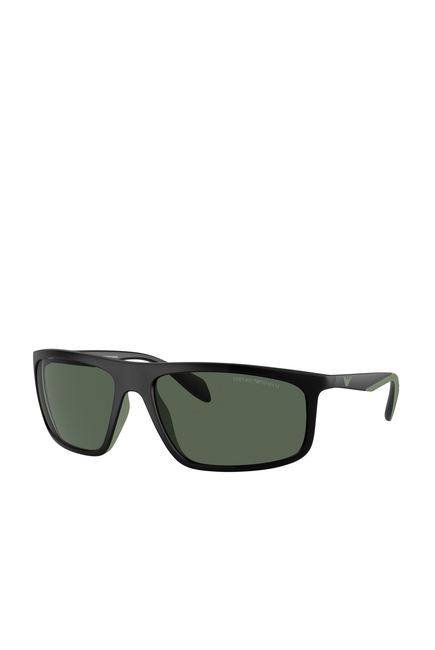 Rectangular Frame Sunglasses