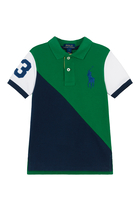 Kids Logo Cotton Polo Shirt