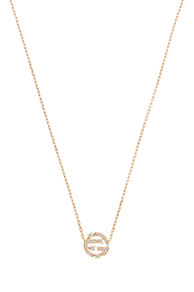 Avenues 18K Rose Gold & DIamond Mini Pendant Necklace