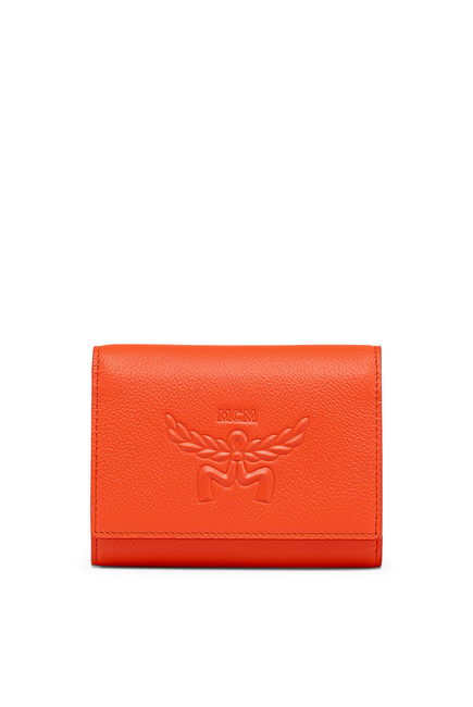 Trifold Small Leather Lauretos Wallet