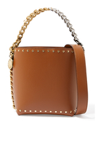 Frayme Studded Bucket Bag